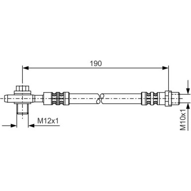 BOSCH | Bremsschlauch | 1 987 476 719