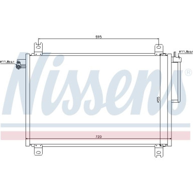 Nissens | Kondensator, Klimaanlage | 94913