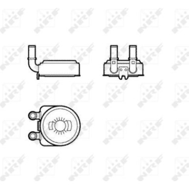 NRF | Ölkühler, Motoröl | 31739