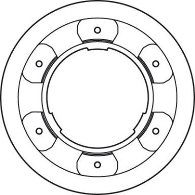 TRW | Bremsscheibe | DF4993S