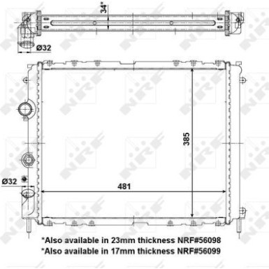NRF | Kühler, Motorkühlung | 53209