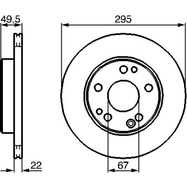 BOSCH | Bremsscheibe | 0 986 478 525