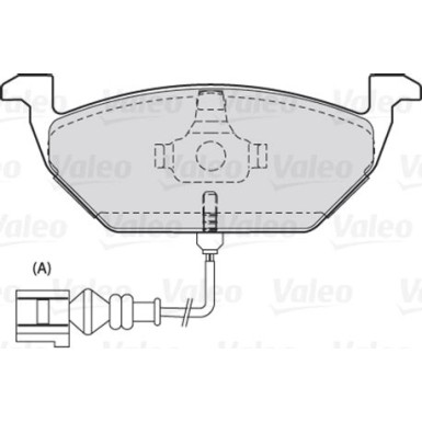 Valeo | Bremsbelagsatz, Scheibenbremse | 301332