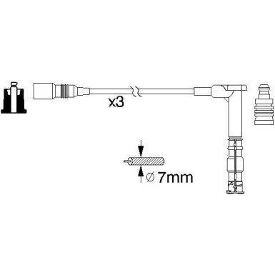 BOSCH | Zündleitungssatz | 0 986 356 316