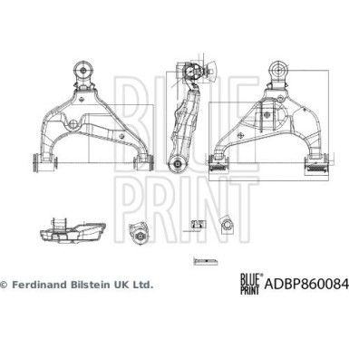 Blue Print | Lenker, Radaufhängung | ADBP860084 Blue Print | Lenker, Radaufhängung | ADBP860084