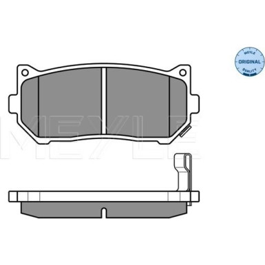 Meyle | Bremsbelagsatz, Scheibenbremse | 025 234 5513/W