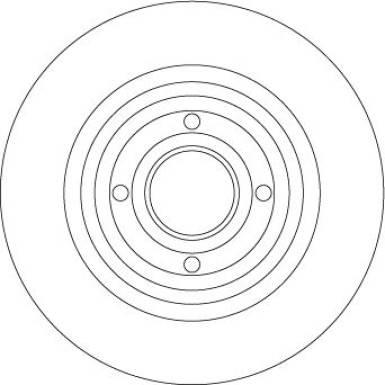 TRW | Bremsscheibe | DF4414BS