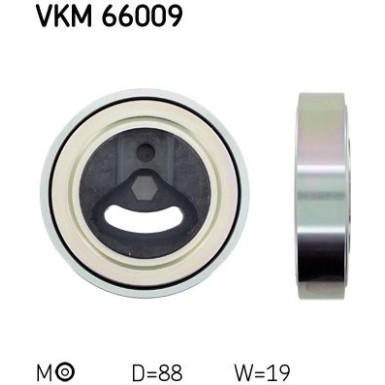 SKF | Spannrolle, Keilrippenriemen | VKM 66009