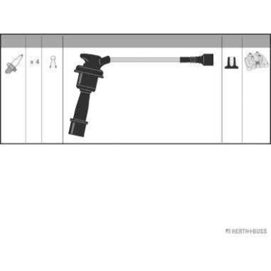 Herth+Buss Jakoparts | Zündleitungssatz | J5380501