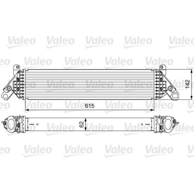 Valeo | Ladeluftkühler | 818630