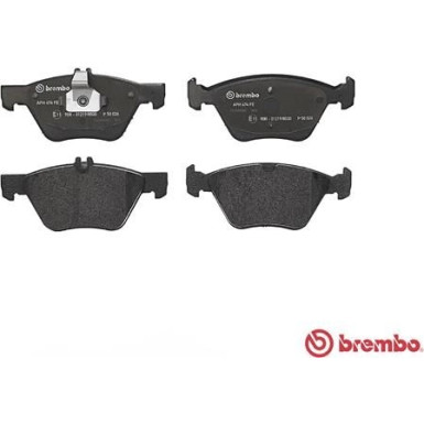 Brembo | Bremsbelagsatz, Scheibenbremse | P 50 026