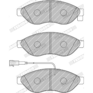 Ferodo | Bremsbelagsatz, Scheibenbremse | FVR1924