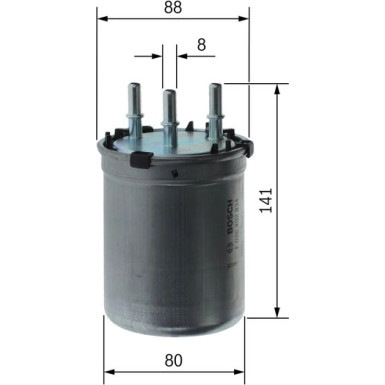 BOSCH | Kraftstofffilter | F 026 402 834