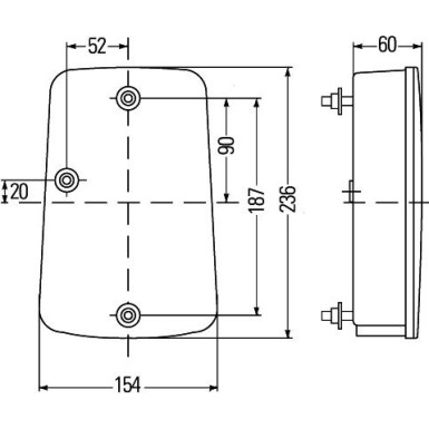 Hella | Heckleuchte | 2VP 998 233-281