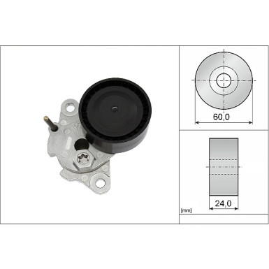 INA | Spannarm, Keilrippenriemen | 534 0510 10