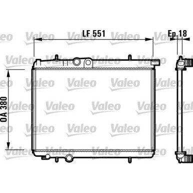 Valeo | Kühler, Motorkühlung | 732886