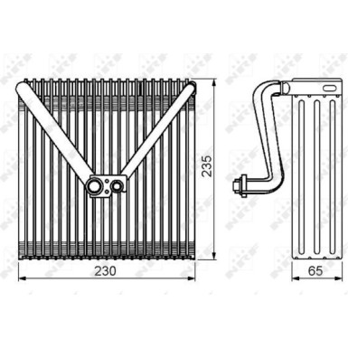 NRF | Verdampfer, Klimaanlage | 36141