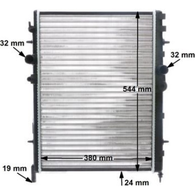 Mahle | Kühler, Motorkühlung | CR 515 000S