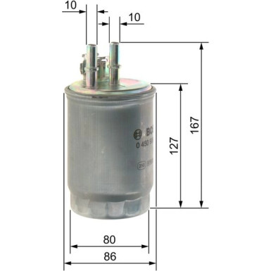 BOSCH | Kraftstofffilter | 0 450 906 357