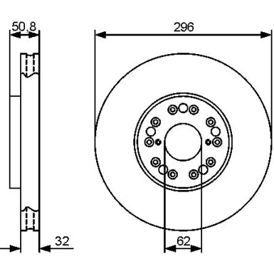 BOSCH | Bremsscheibe | 0 986 479 429