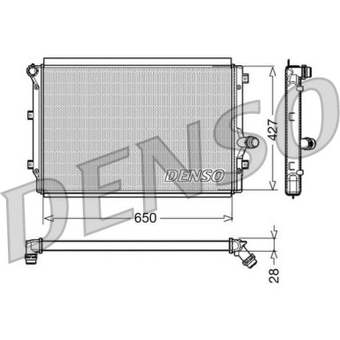 Denso | Kühler, Motorkühlung | DRM32017