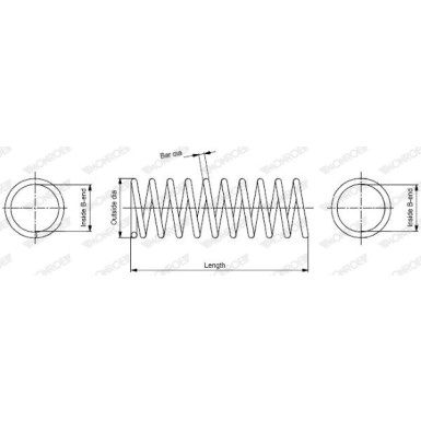 Monroe | Fahrwerksfeder | SE2322