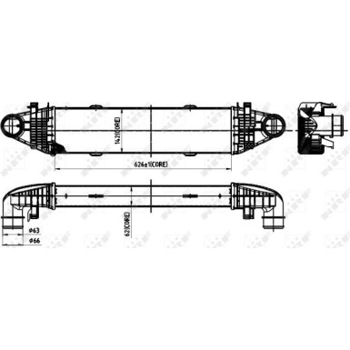 NRF | Ladeluftkühler | 30315