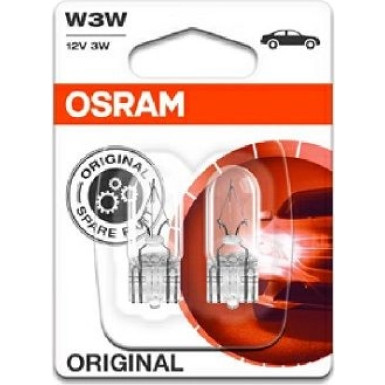 Osram | Glühlampe, Blinkleuchte | Original W3W 12V Doppelblister | 2821-02B