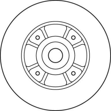 TRW | Bremsscheibe | DF2706BS