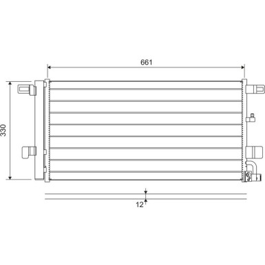 Valeo | Kondensator, Klimaanlage | 822650