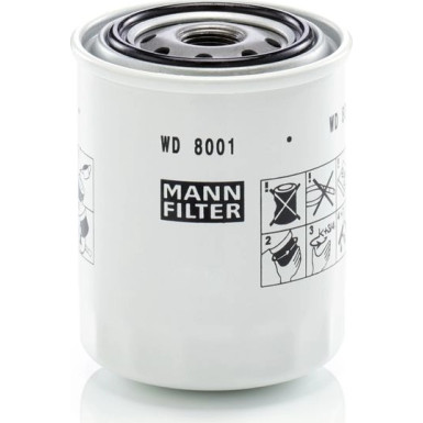 Mann-Filter | Filter, Arbeitshydraulik | WD 8001