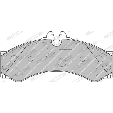 Ferodo | Bremsbelagsatz, Scheibenbremse | FVR1879