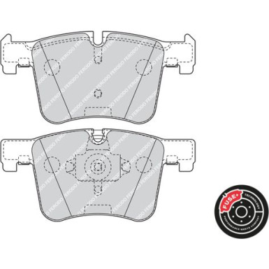 Ferodo | Bremsbelagsatz, Scheibenbremse | FDB4394