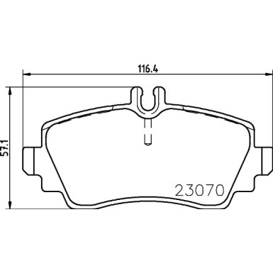 Hella Pagid | Bremsbelagsatz, Scheibenbremse | 8DB 355 018-281