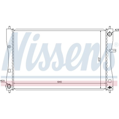 Nissens | Kühler, Motorkühlung | 68184