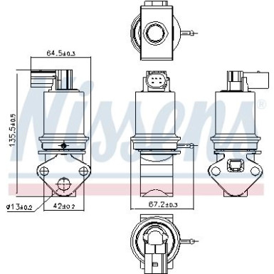 Nissens | AGR-Ventil | 98202