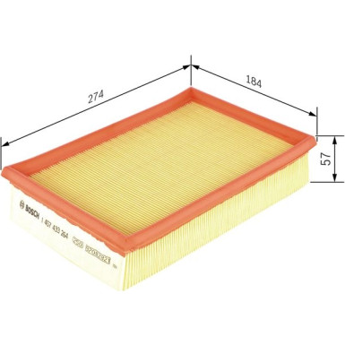 BOSCH 1 457 433 264 Luftfilter