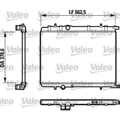 Valeo | Kühler, Motorkühlung | 732892