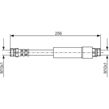 BOSCH | Bremsschlauch | 1 987 476 284