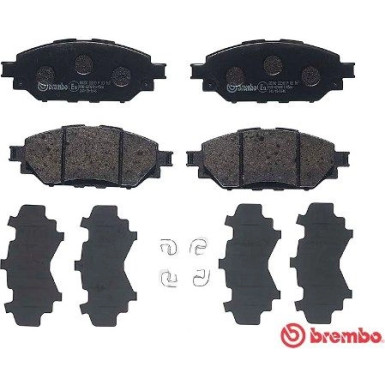 Brembo | Bremsbelagsatz, Scheibenbremse | P 83 167