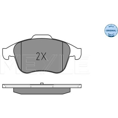 Meyle | Bremsbelagsatz, Scheibenbremse | 025 247 0917