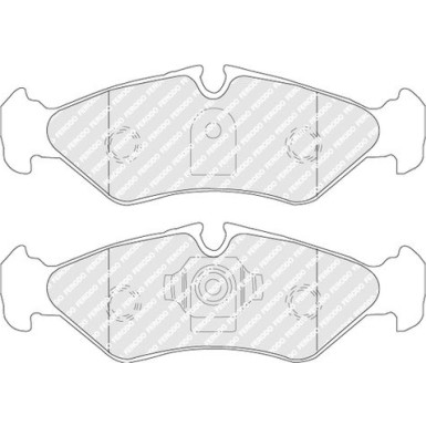 Ferodo | Bremsbelagsatz, Scheibenbremse | FVR1039