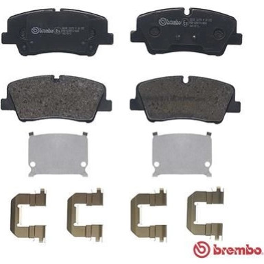 Brembo | Bremsbelagsatz, Scheibenbremse | P 30 085