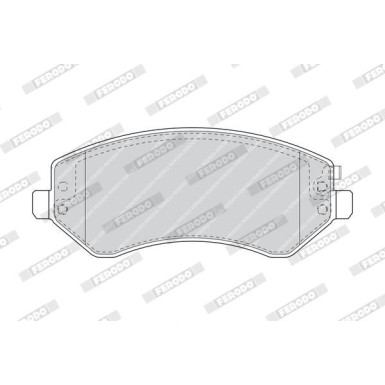 Ferodo | Bremsbelagsatz, Scheibenbremse | FDB1576 Ferodo | Bremsbelagsatz, Scheibenbremse | FDB1576