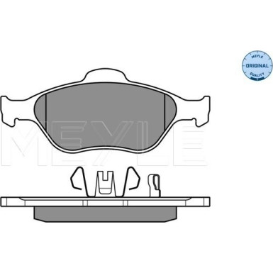 Meyle | Bremsbelagsatz, Scheibenbremse | 025 232 0217/W
