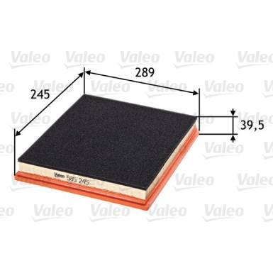 Valeo | Luftfilter | 585245