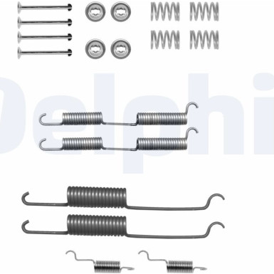 Delphi | Zubehörsatz, Bremsbacken | LY1138