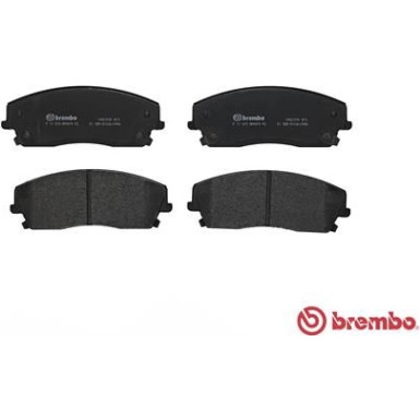 Brembo | Bremsbelagsatz, Scheibenbremse | P 11 019