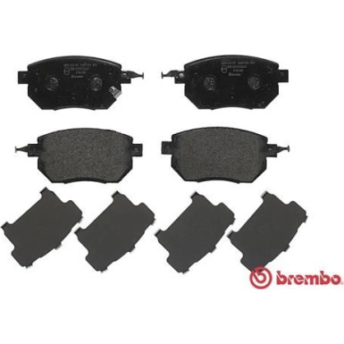 Brembo | Bremsbelagsatz, Scheibenbremse | P 56 051