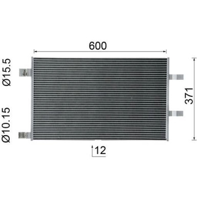 Mahle | Kondensator, Klimaanlage | AC 1123 000P